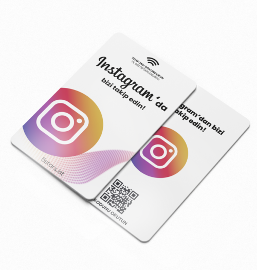 Instagram Takipçi ve Beğeni Kartı