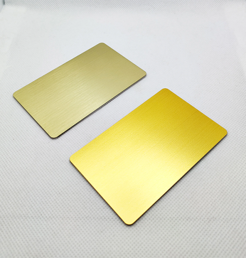 Metal Dijital Kartvizit - Premium Gold*Star