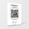 Instagram QR Masa Standı - Beyaz