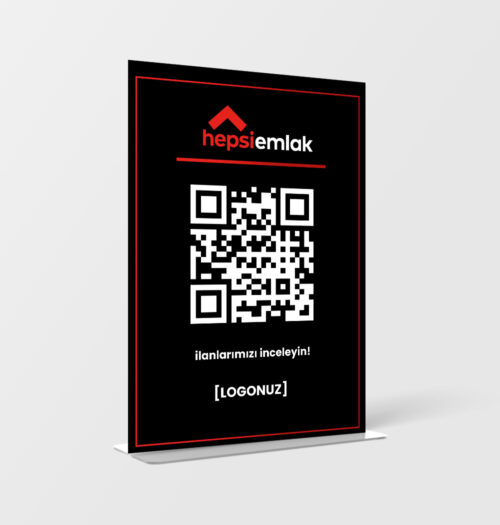 Hepsiemlak QR Masa Standı