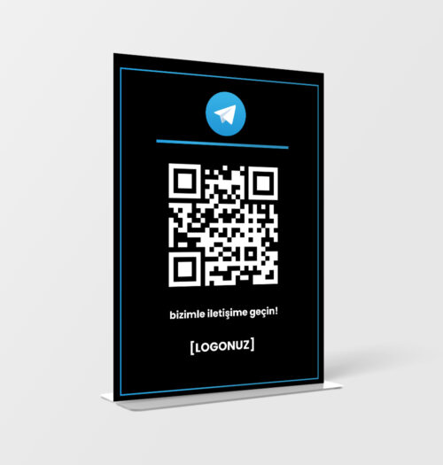 Telegram QR Masa Standı