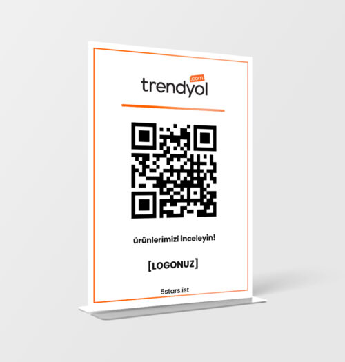 Trendyol QR Masa Standı